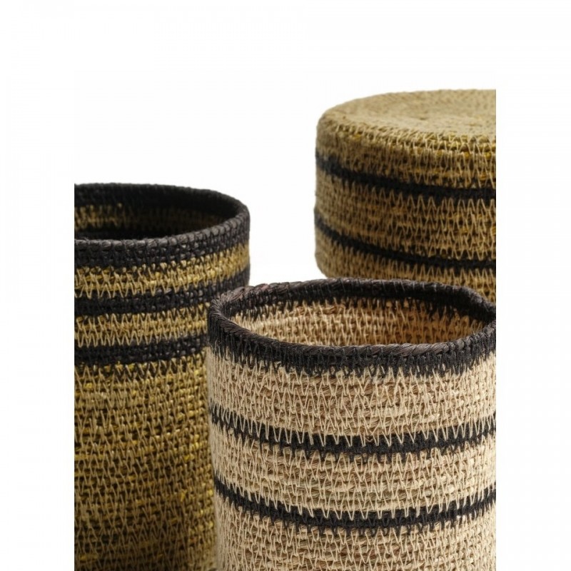 3 BASKETS XIA KAKI NOIR NATURAL 3 BASKETS XIA KAKI NOIR NATURAL